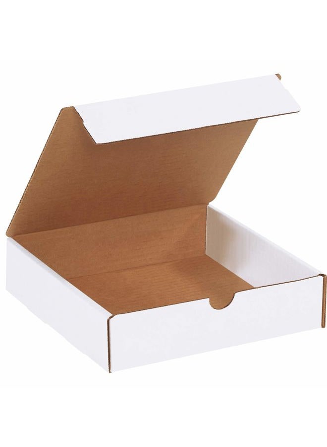 BOX USA BML882 Literature Mailers, 8" x 8" x 2", White (Pack of 50) - Image 1