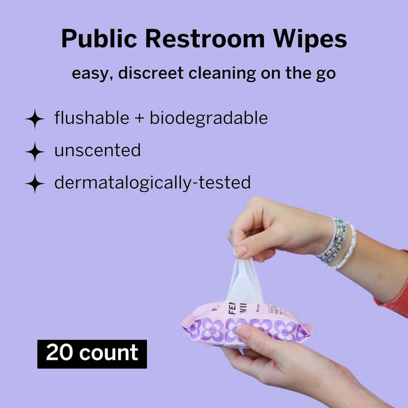 Pixie Cup Teen Menstrual Cup Kit - Best First Period Cup Starter Kit - Wash, 20 Wipes, Lube, Public Restroom Carry Cup & Storage Bag - Proven to Be What You Need to Become A Successful Cup User - Image 5