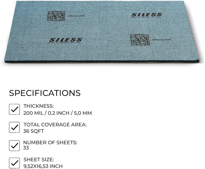 Siless LinerPRO 2in1 Car Sound Deadening & Heat Insulation Foam - Image 3