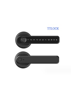 AGYMNX Smart Fingerprint Door Knob,With 4 Ways To Unlock(Bluetooth App/Fingerprint/Code/Key), Electronic Digital Door Lock,Bedroom Biometric Door Lock  - Image 1