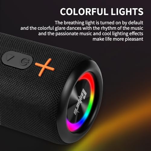 CYBORIS 2 in 1 Portable Splittable Bluetooth Speaker, Waterproof Split Wireless Speaker Bluetooth V5.3 with 20W Loud Stereo Sound, 24H Playtime, True Wireless Pairing for Home, Outdoor or Travel - Image 5