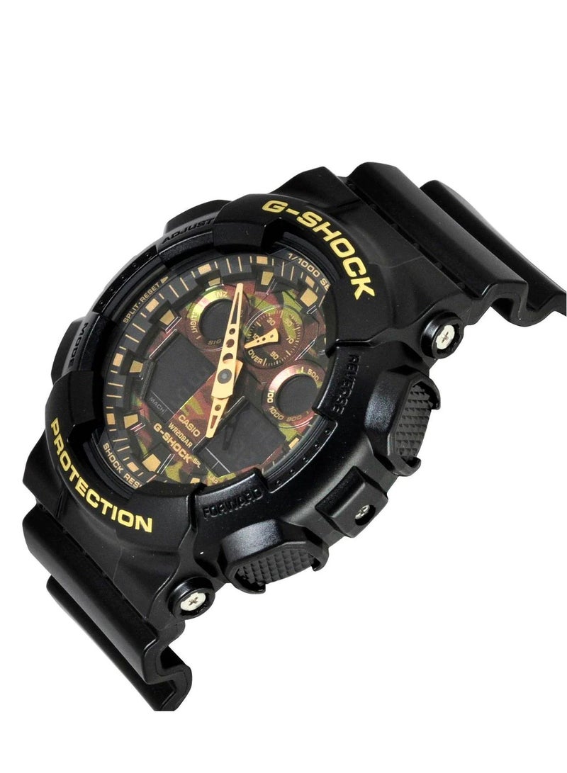 Shock Casio Watch for Men G Shock Camouflage men's watch GA-100CF-1A9 - Image 5