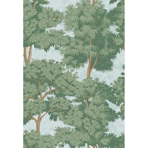 Main Street Peel and Stick Wallpaper Eco-Friendly Sheets 12 Pack, 11 X 16 Inch Toile Forest Design, Wall Mural for Home Decor, Removable Wall Decor Wallpaper Peel and Stick for DIY Projects - Image 1