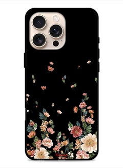 Apple iPhone 16 Pro Protective Case Cover Small Flowers In Bottom