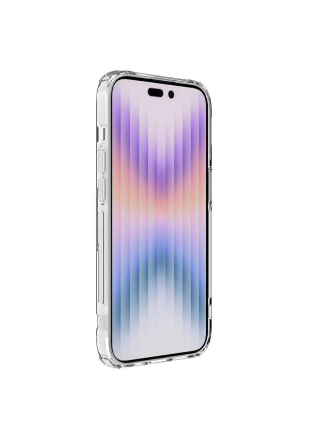 Nillkin غطاء حماية Ultra Hybrid Mag متوافق مع MagSafe مصمم لهاتف iPhone 14 Pro MAX - أبيض - Image 4