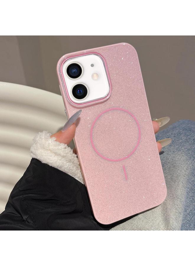 S-TOP Case For iPhone 12 Glitter MagSafe Thin Circle TPU Phone Case - Image 1