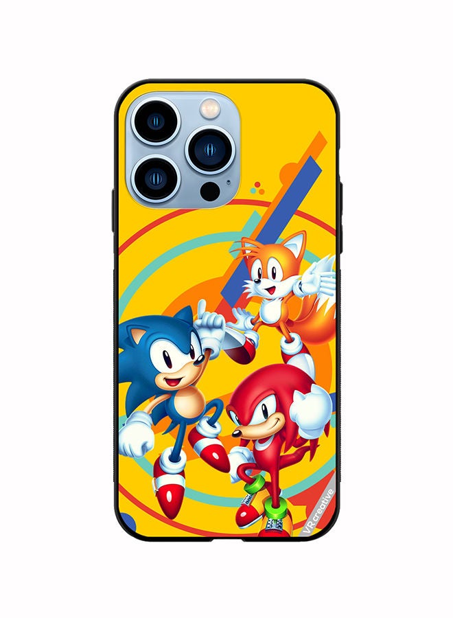 VR CREATIVE Protective Case Cover For Apple iPhone 13 Pro Sonic Design Multicolour - Image 1