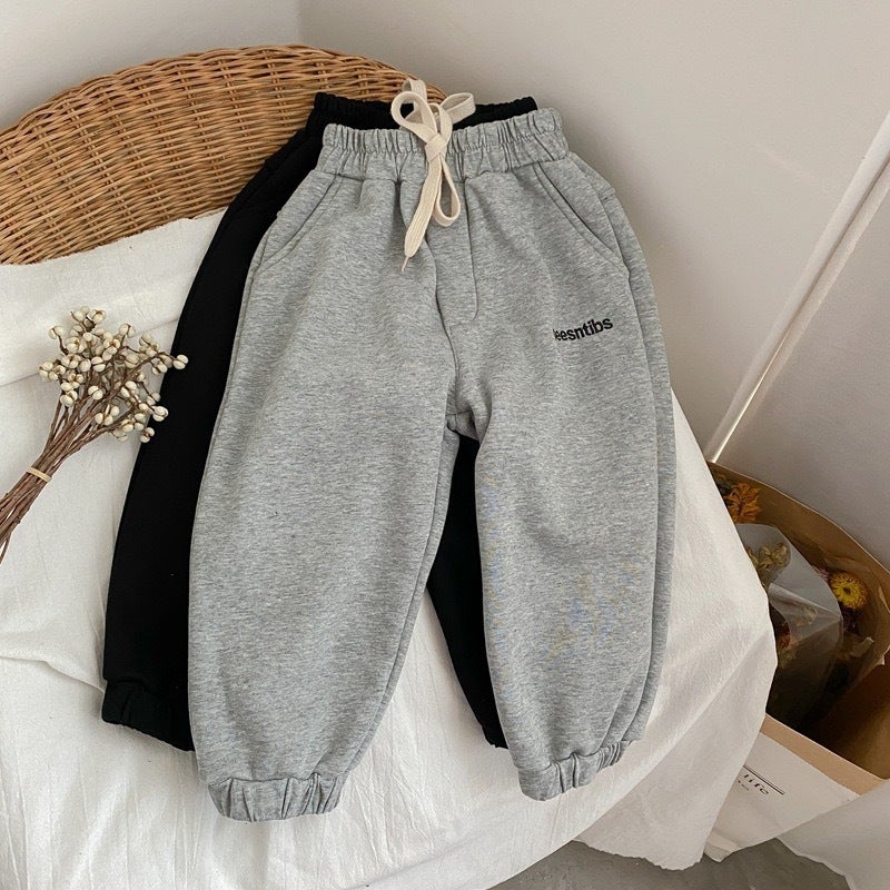 Boys' Sports Casual Pants Autumn and Winter Wear Children's Sweat Pants Children's Autumn Wear Pants Girls' Pants fleece-lined Pants - Image 5