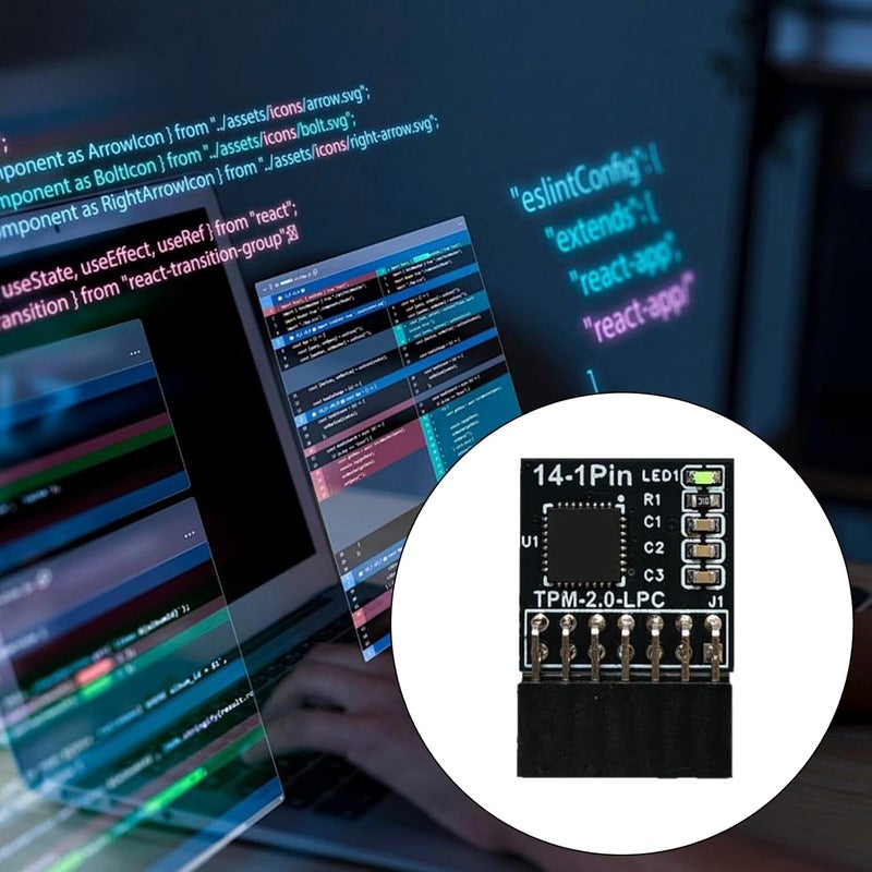 Professional 14pin LPC Module TPM2.0 Security Trusted Platform Computer Adapter Home Setting Integrity Verification Module - Image 2