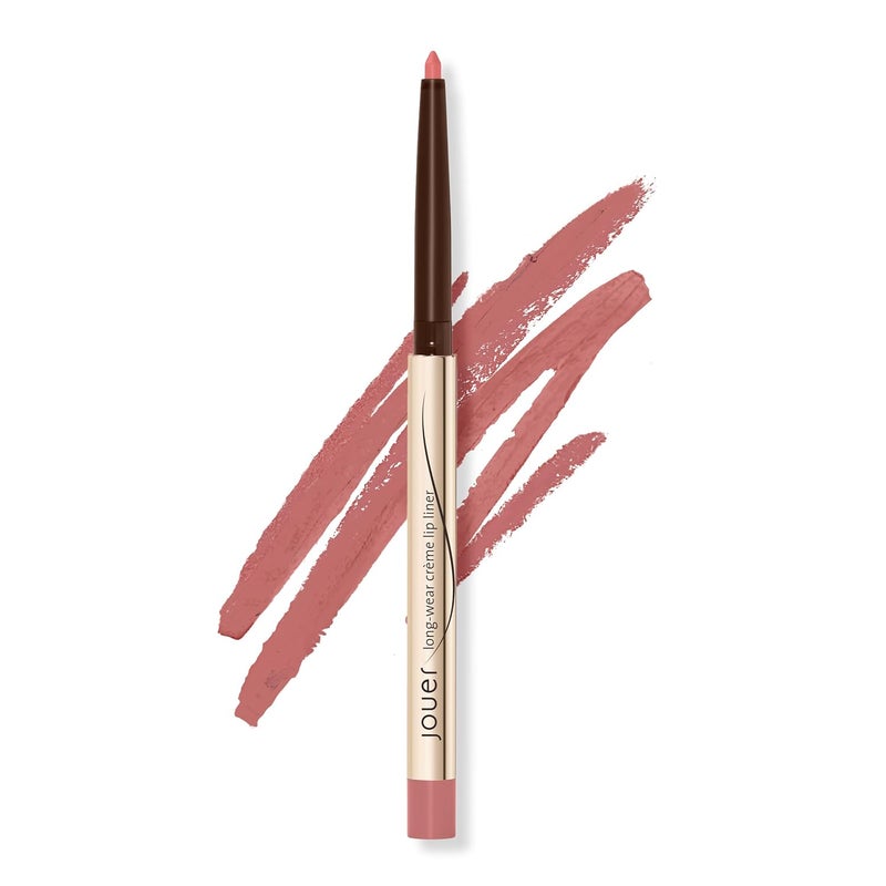 Jouer Long Wear Lip Liner  Metallic  Matte Shades  Water Resistant  FastDrying Formula  Healthy Ingredients  Paraben Gluten  Cruelty Free Bare Rose