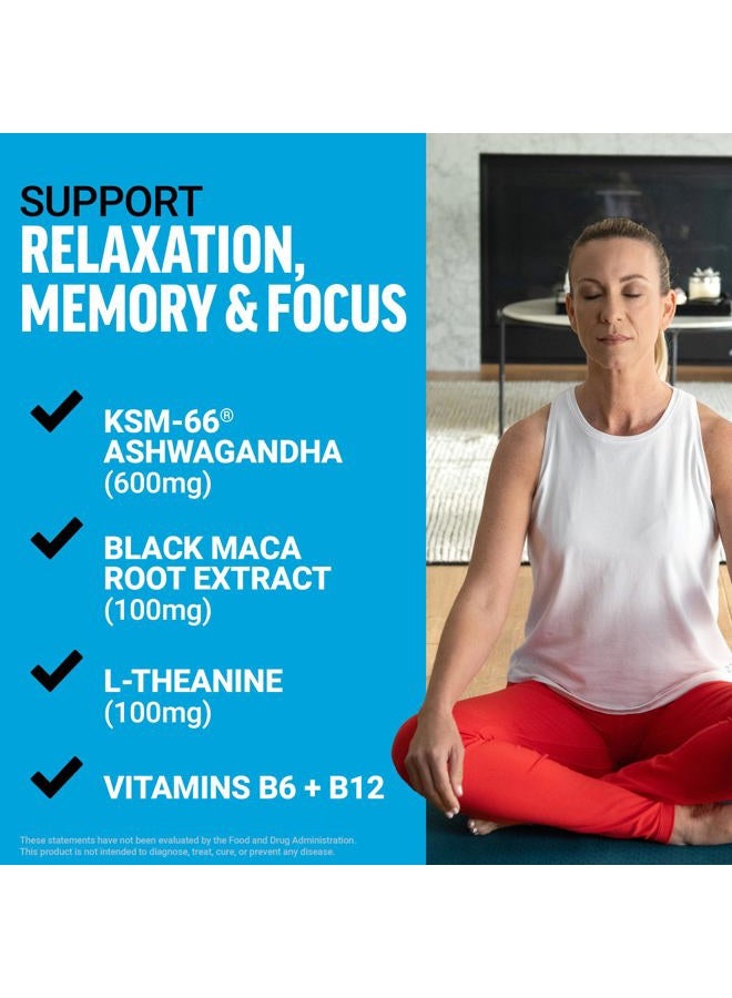 Force Factor Amazing Ashwa, KSM-66 Ashwagandha Supplement for Stress Relief, Focus, Memory, Immune Support, With Vitamins, Minerals & Antioxidants, Cortisol Supplements for Women, 360 Tablets (3-Pack) - Image 5