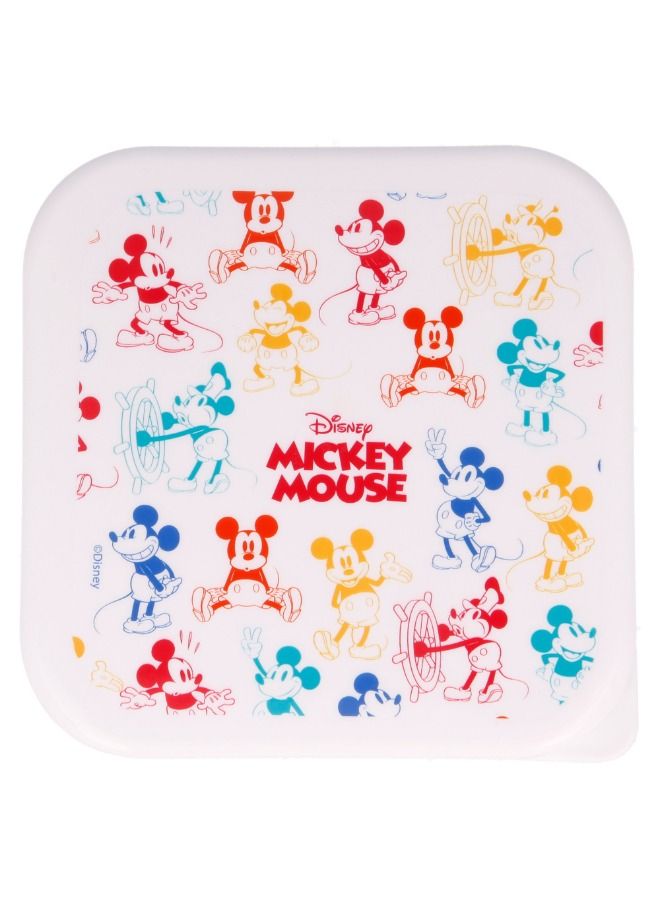 Disney 3 Piece Nesting Snack Boxes Set Mickey Mouse True Original BPA Free Containers Space Saving and Portable Storage Snack Box  - Image 3