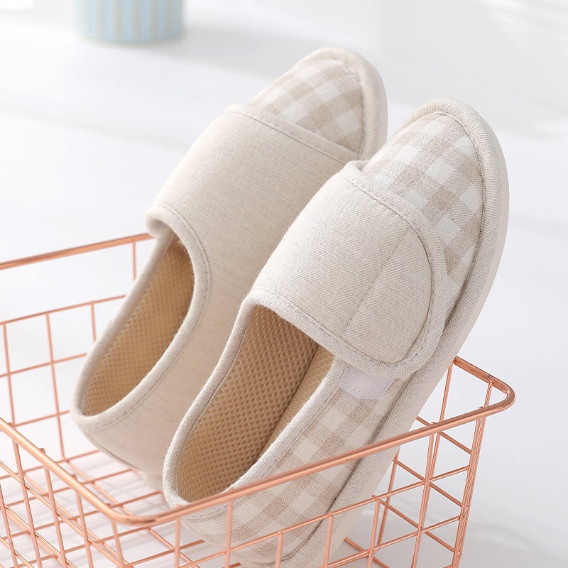 Home Thin Maternity Postpartum Plus Size Moon Shoes Soft Sole Non-Slip Bag With Thick Sole Dabeled Shoes - Image 3