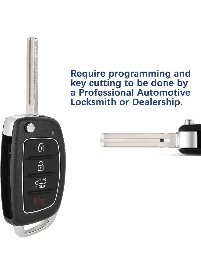 YHXGLJDKA YHXGLJDKA Replacement for 2015 2016 2017 Hyundai Sonata Key fob - Image 4