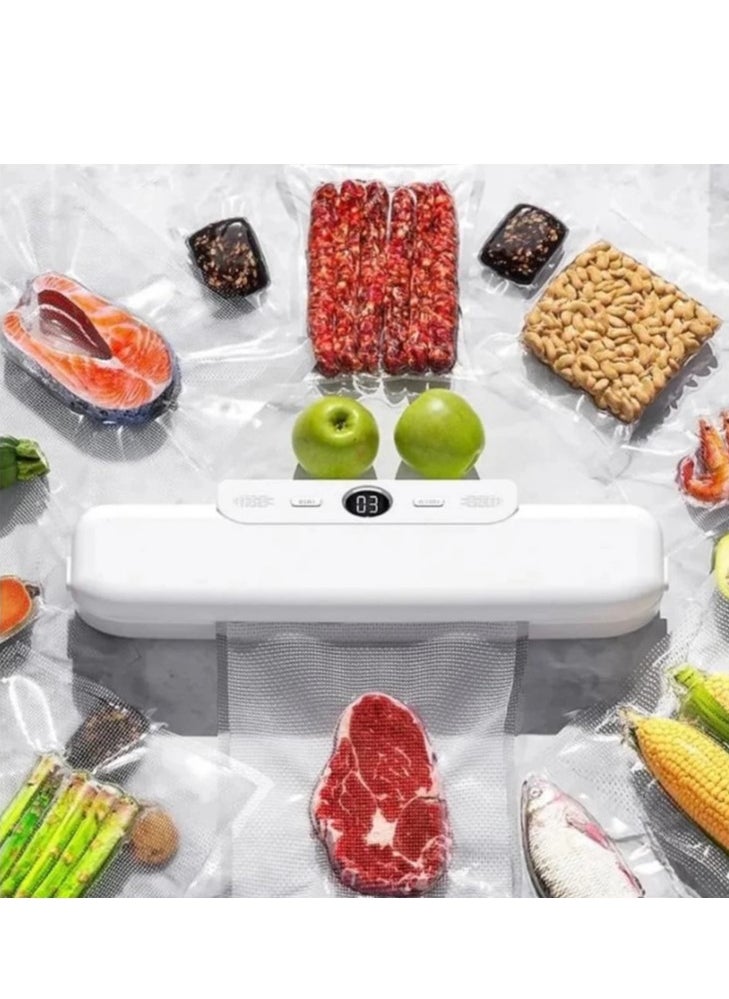 Denx Vacuum Machine With Automatic Shut-Off System For Food Preservation With Built-In Slicer DX1782  - Image 1