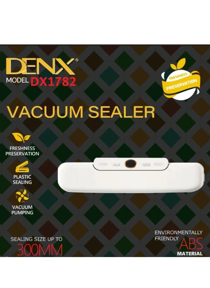 Denx Vacuum Machine With Automatic Shut-Off System For Food Preservation With Built-In Slicer DX1782  - Image 3