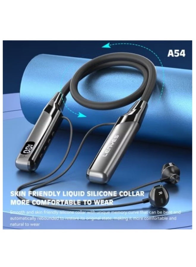 Lenyes Neck-Mounted Bluetooth Headphone Stereo Sports Wireless - Image 3