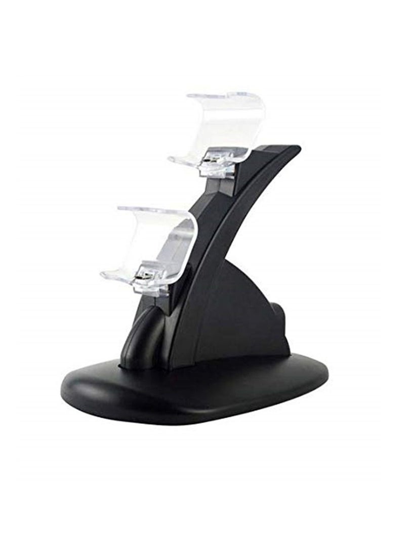 Dual Controller Holder Charger 2 USB Handle Dock Station Stand Charger for PS4 Controller - Image 3