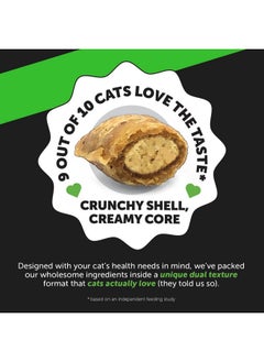 Pet Honesty Pet Honesty Cat Probiotics Gut + Immune Health Crunchy & Creamy Chews - Digestive Health, Supports Gut Health, Immunity Health, Healthy Digestion + Cat Constipation Relief - Chicken 30-Day Supply  - Image 4