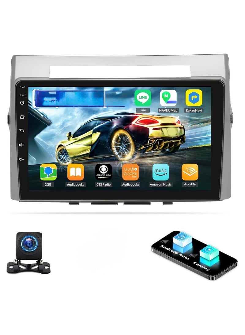 SHEZA STAR Android Car Stereo for Toyota Corolla Verso 2004-2009 1GB RAM 32GB ROM M-Link Wi-Fi BT, Radio GPS, 9 Inch IPS Touch Screen with AHD Camera Included  - Image 1