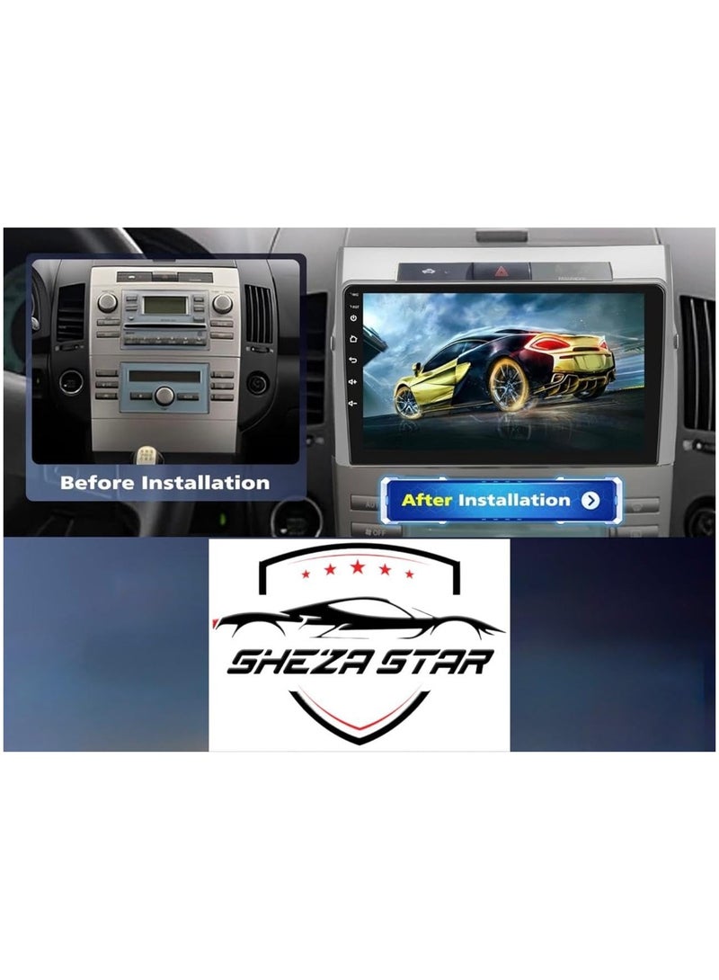 SHEZA STAR Android Car Stereo for Toyota Corolla Verso 2004-2009 1GB RAM 32GB ROM M-Link Wi-Fi BT, Radio GPS, 9 Inch IPS Touch Screen with AHD Camera Included  - Image 2