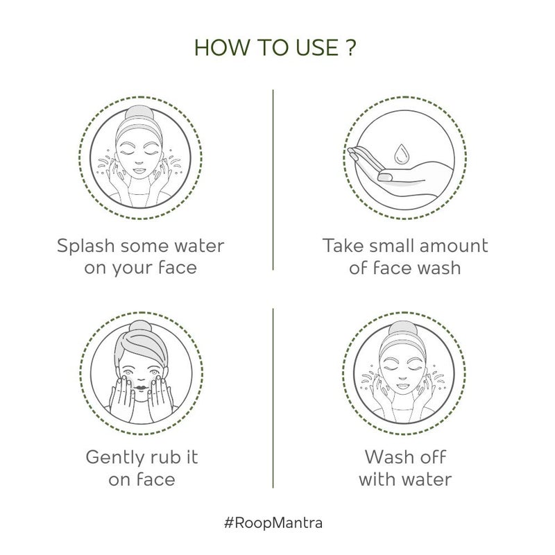 Roop Mantra Aloe Vera Face Wash 115ml Pack of 4 115ml - Image 5