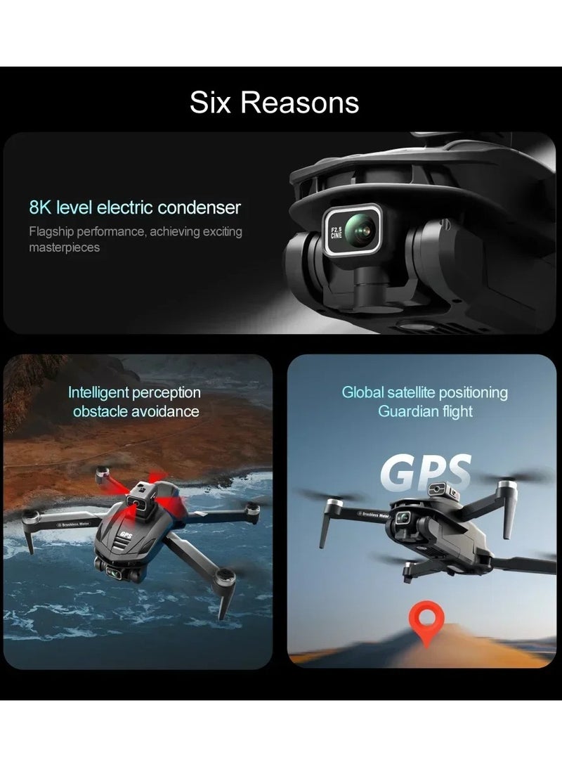 AROAQ V168 Drone Professinal Wide Angle Optical GPS Localization Four-way Obstacle Avoidance Quadcopter - Image 3