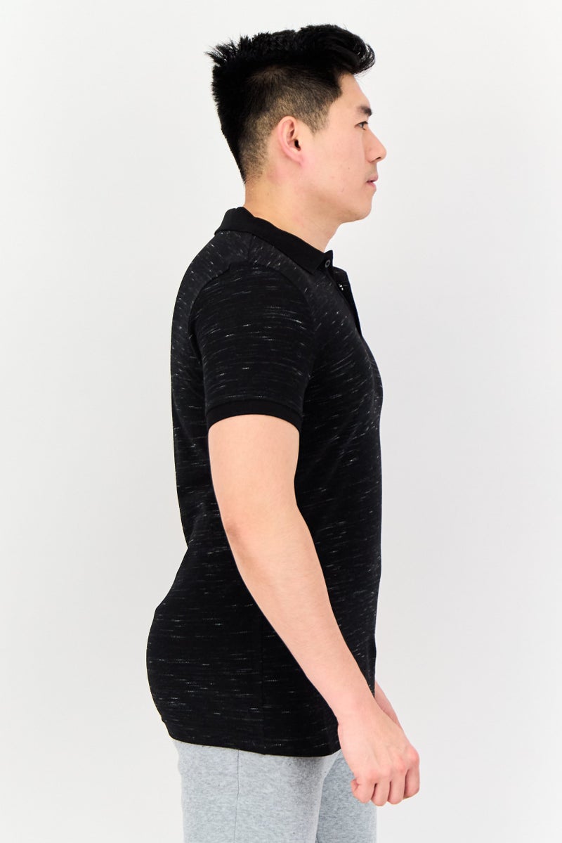 PUMA Men Sportswear Fit Short Sleeve Outdoor T-Shirt, Heather Black - Image 3