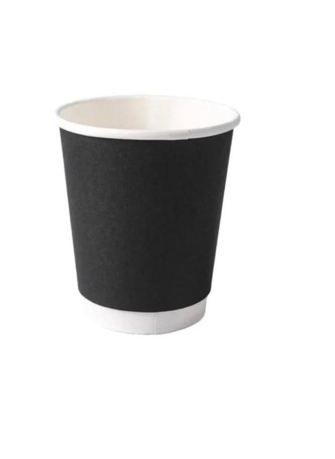 SKP Plastic Double Wall Paper Cups 16 oz Black (25 pcs) 