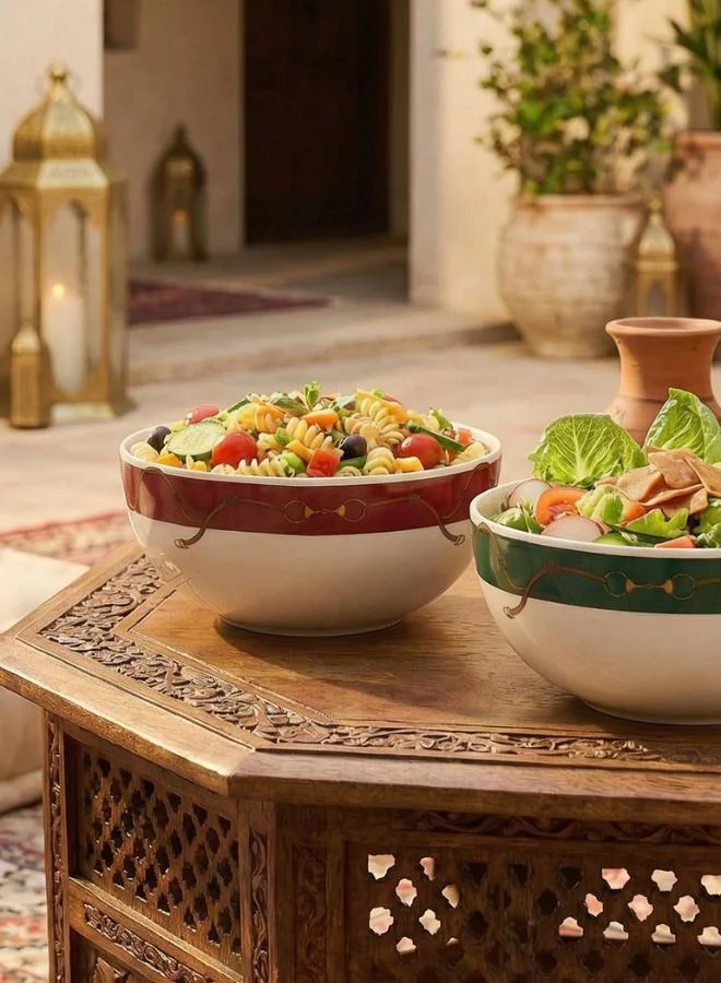 صلصال Fares Salad Bowl - Dark Red