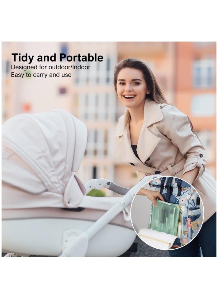 Bottle Brush Set -Baby Travel Essential-6 in 1 Bottle Cleaner Kit with Silicone Bottle Brush,Nipple Cleaner Brush,Straw Brush,Soap Dispenser,Storage Box,Bottle Drying Rack for Home and Travel - Image 4