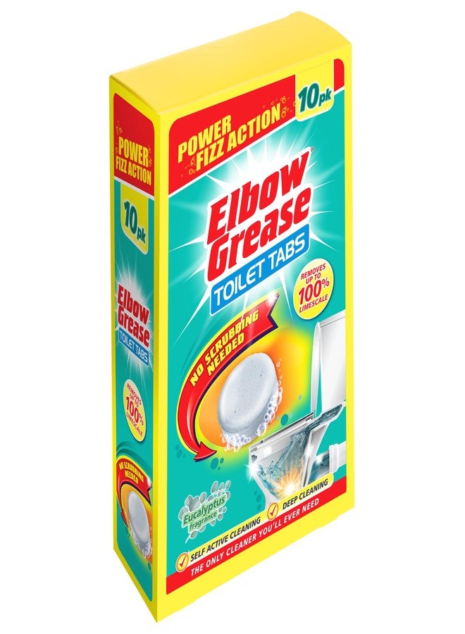 Elbow Grease Toilet Tabs 30g Eucalyptus 10 Pack - Image 1