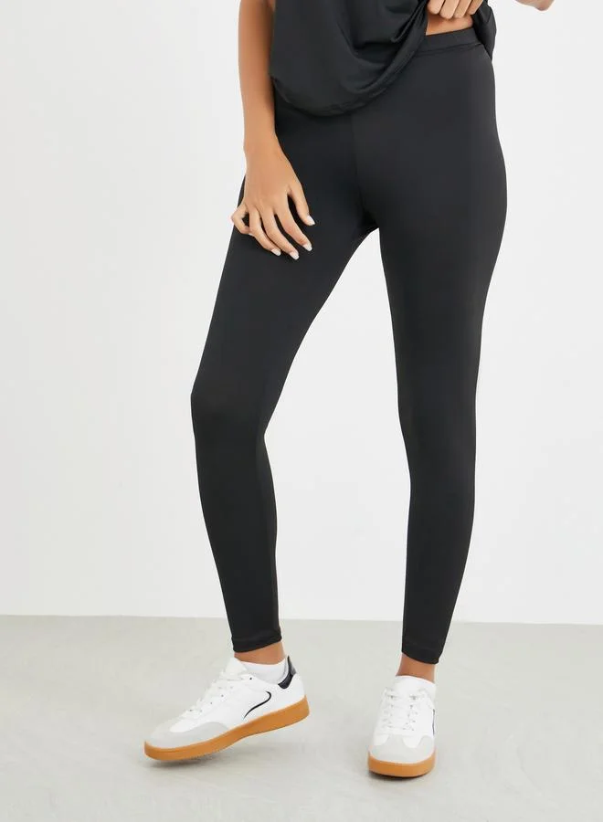 Take Two Take Two Embroidered Round Neck T-Shirt and Leggings Co-Ords