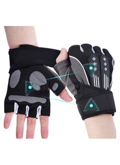 Arabest Weight Lifting Gloves - Non-Slip Silicone Padding Workout Gloves for Men and Women  - Image 1