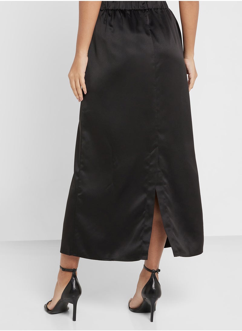 VERO MODA High Waist Side Slit Skirt  - Image 3