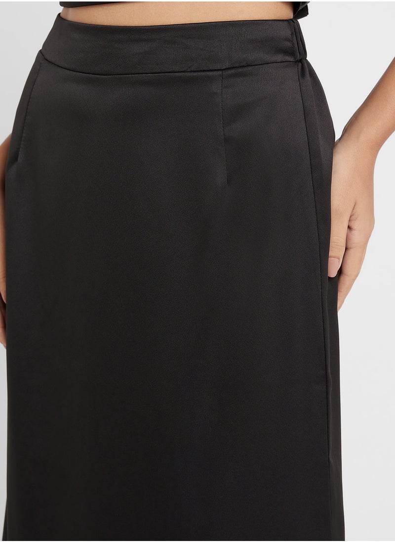 VERO MODA High Waist Side Slit Skirt  - Image 4