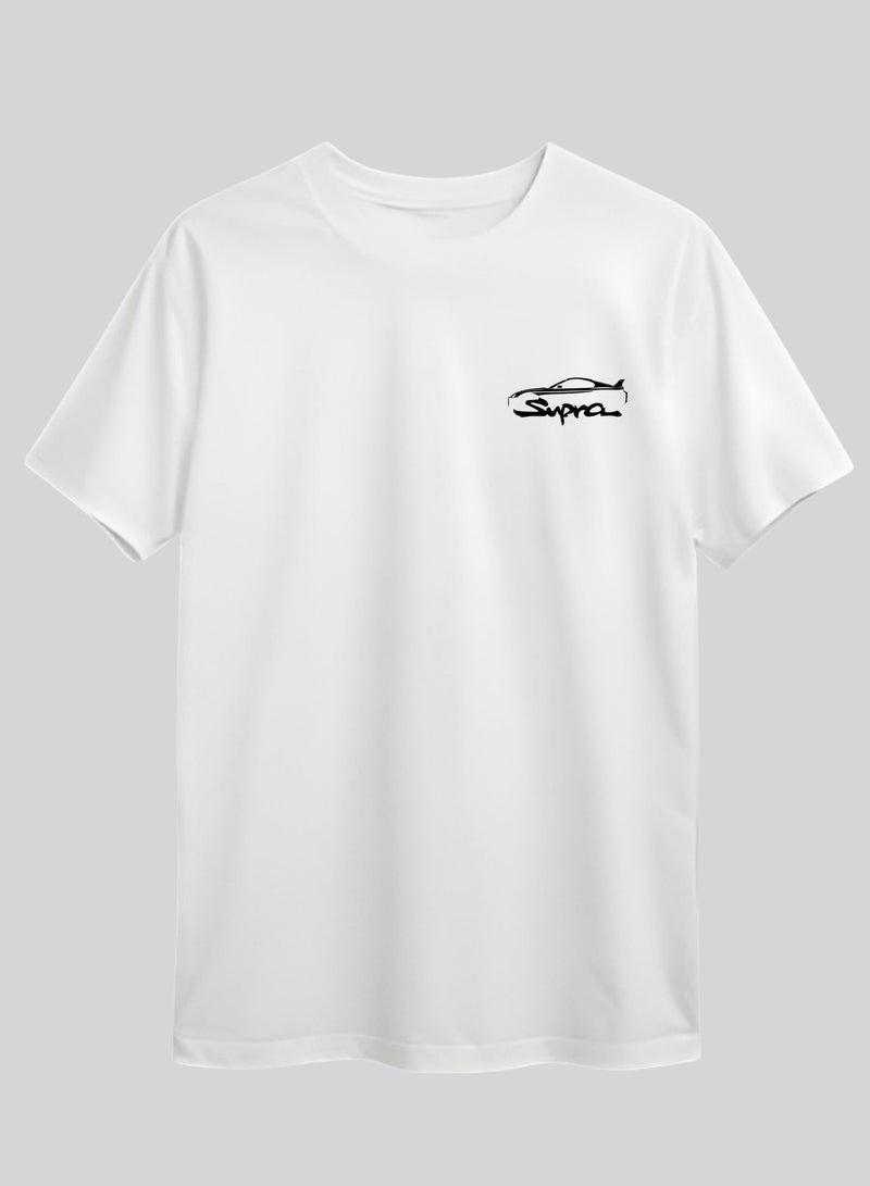 Khamsify Premium Supra MK4 Sun Heritage Edition T-Shirt - JDM Racing Graphic Streetwear Tee for Car Enthusiasts. - Image 2