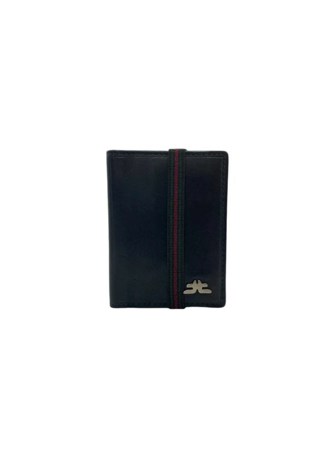 LAVERI LEATHER Compact Bi-Fold Cards & Cash Wallet # 4321-EL - Image 2