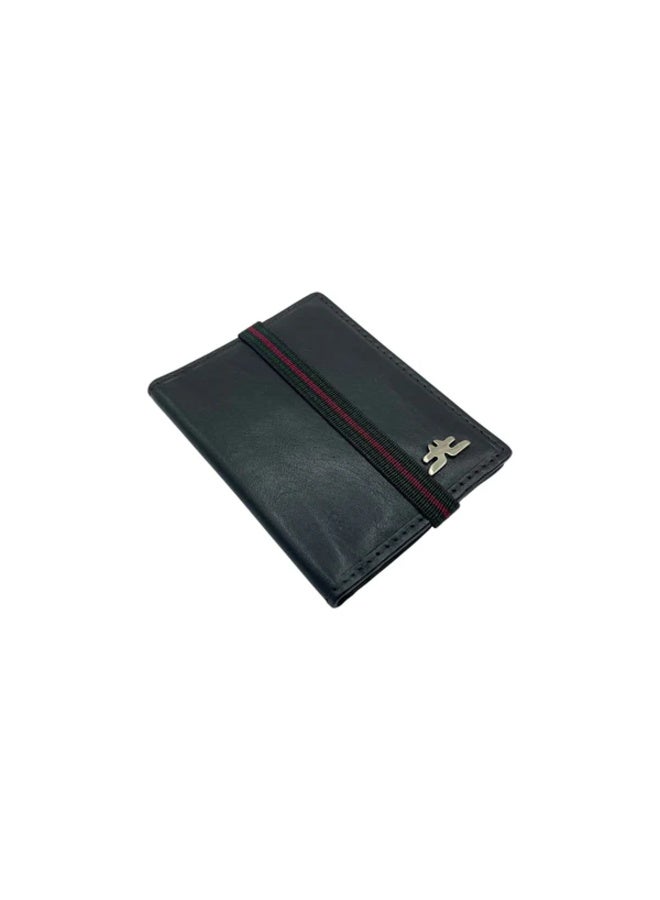 LAVERI LEATHER Compact Bi-Fold Cards & Cash Wallet # 4321-EL - Image 3