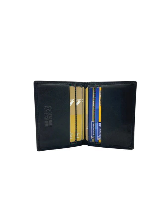 LAVERI LEATHER Compact Bi-Fold Cards & Cash Wallet # 4321-EL - Image 1