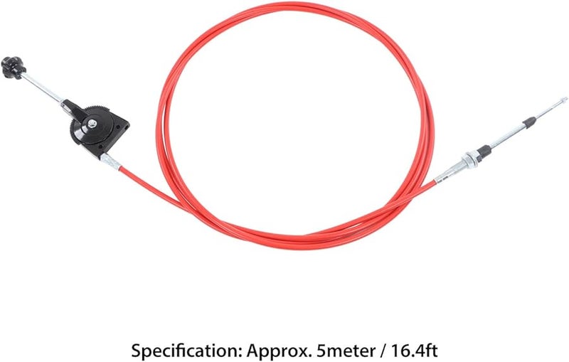 5 Meter Excavator Throttle Control Cable Heavy Equipment Parts Accessories - Image 3