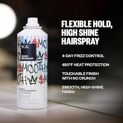 IGK GOOD BEHAVIOR Flexible Hairspray - Image 3