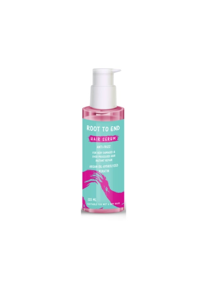 ROOT TO END ANTI-FRIZZ HAIR SERUM 120ML