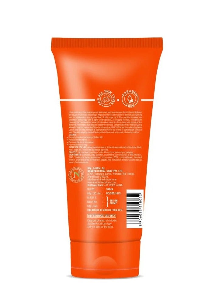 N Plus Professional Sunscreen Lotion SPF 30 – Tinted, Mattifying Sun Protection with UVA & UVB Defense, Hydrating Formula for Instant Bright Glow, 50ml - Image 2