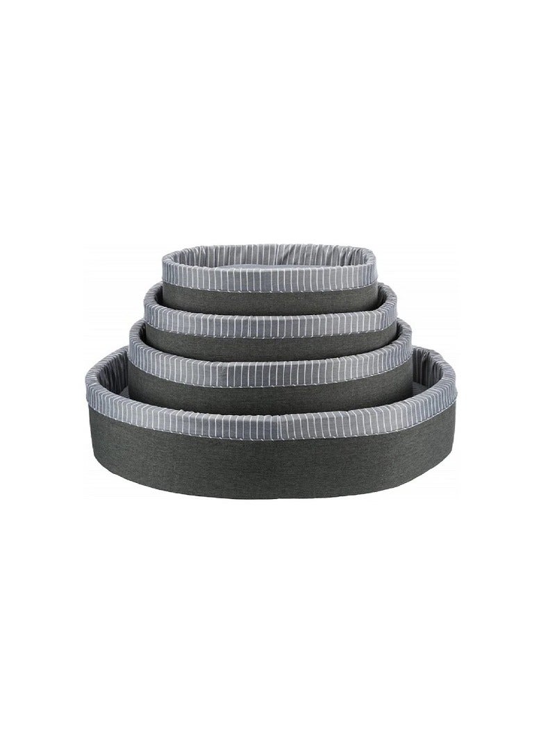 تريكسي سرير تريكسي فينلي باسكت رمادي وابيض للكلاب - Image 3