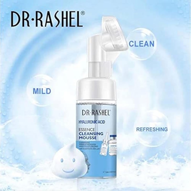 DR. RASHEL Hyaluronic acid essence cleansing mousse-125 ml (Pack of 1) - Image 5