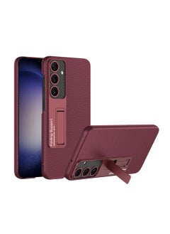 GKK Leather Case for Samsung Galaxy S24 Plus (2024) , Ultra-Thin, Anti-Drop, All-Round Protection Phone Cover Support Wireless Charging with Built in Kickstand  - Image 1