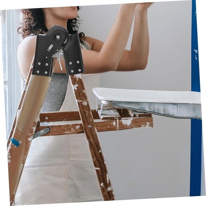 Aluminum Alloy Folding Ladder Connector Hinge Smooth Operation for Attic Ladders DIY Construction - Image 4