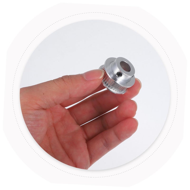 Silver Aluminum Timing Belt Pulley 2 82X2 82X1 70CM Printer Belt Wheel Tooth Bore Wide Idler Pulley - Image 4