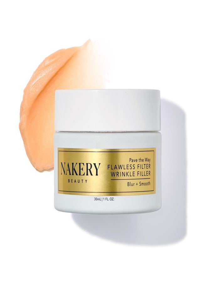 Nakery Pave The Way Flawless Filter Wrinkle Filler, Anti Aging Face Cream for Women, Instantly Smooths Deep Wrinkles, Blurs Imperfections, Skin Tightening Primer, Clinically Proven Formula Made in USA - Image 1